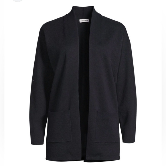 Papaya black open-front knit cardigan - Picture 5 of 5